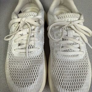 NO BULL White Mesh Sneakers